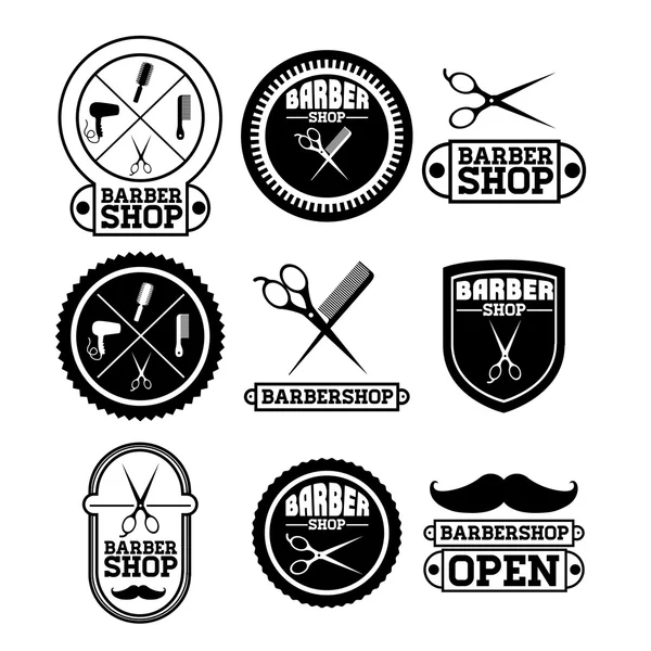 Design de barbearia —  Vetores de Stock