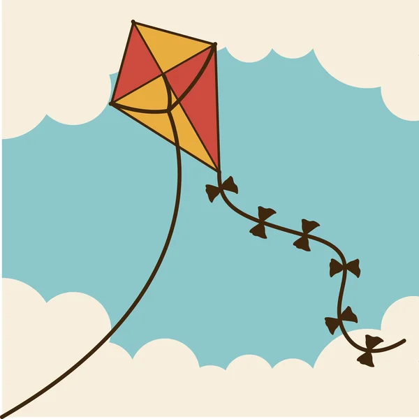Kite designu — Stockový vektor