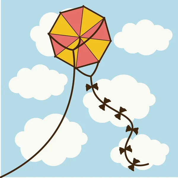 Kite design — Stock vektor