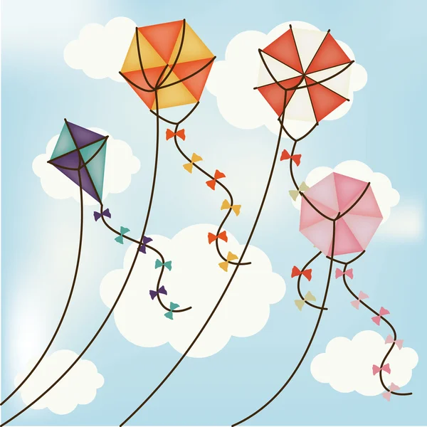 Kite design — Stock vektor