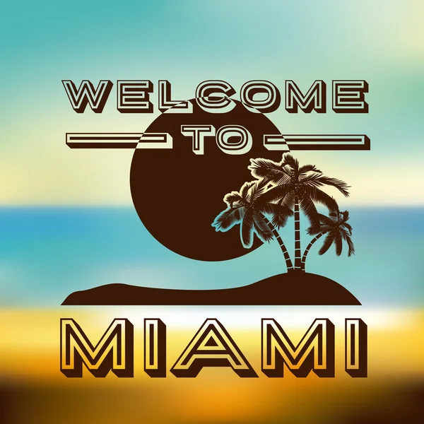 Miami ontwerp — Stockvector