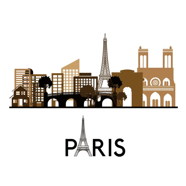 Diseño de París — Vector de stock