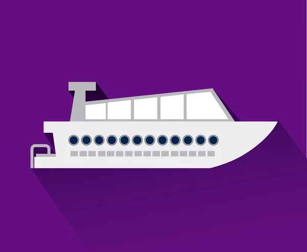 Design della barca — Vettoriale Stock