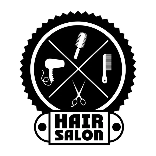 Haar salon ontwerp — Stockvector