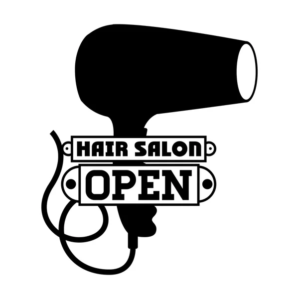 Conception de salon de coiffure — Image vectorielle