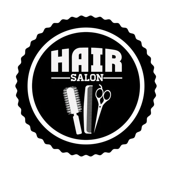 Haar salon ontwerp — Stockvector