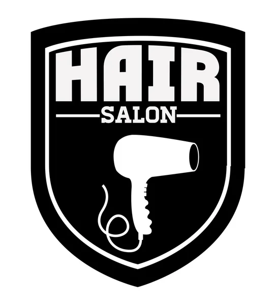 Haar salon ontwerp — Stockvector