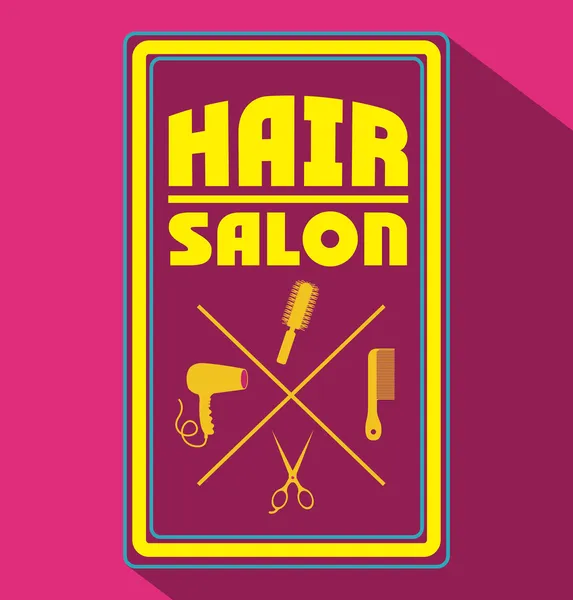 Salon de coiffure — Image vectorielle