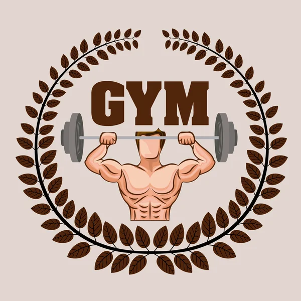 Diseño de fitness — Vector de stock