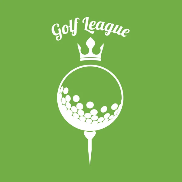 Design del golf — Vettoriale Stock