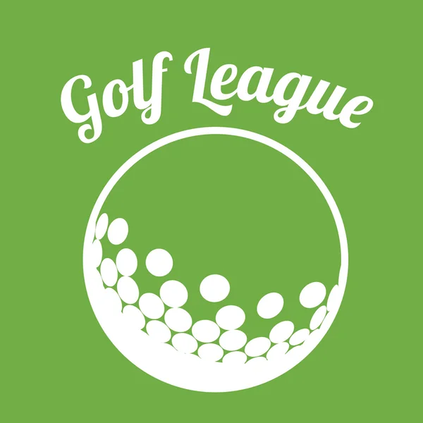 Diseño de golf — Archivo Imágenes Vectoriales