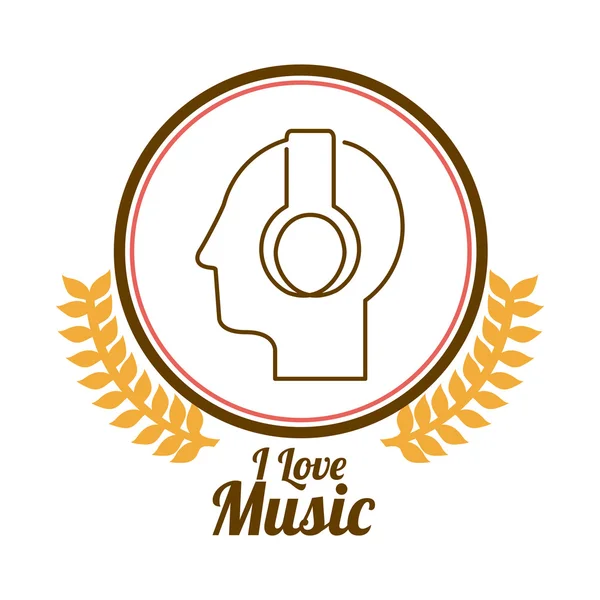 Diseño musical — Vector de stock