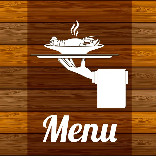 Diseño del restaurante — Vector de stock