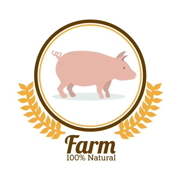 Farm design — Stock Vector