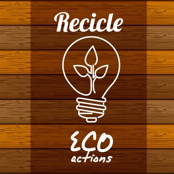 Ecologie ontwerp — Stockvector