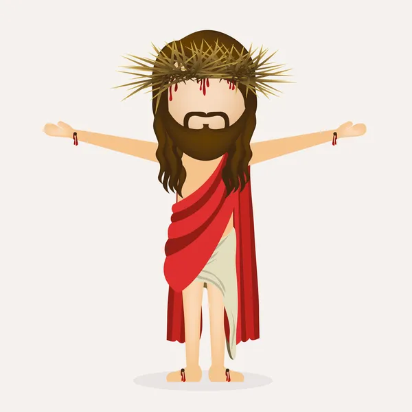 Diseño de Jesucristo — Vector de stock