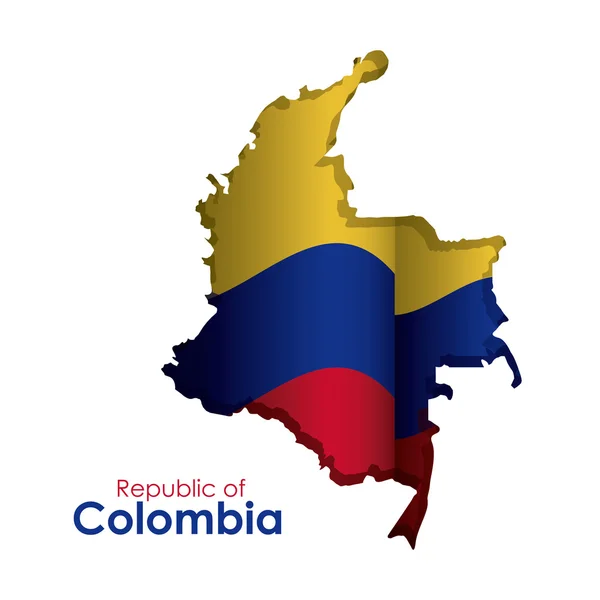 哥伦比亚设计 — 图库矢量图片