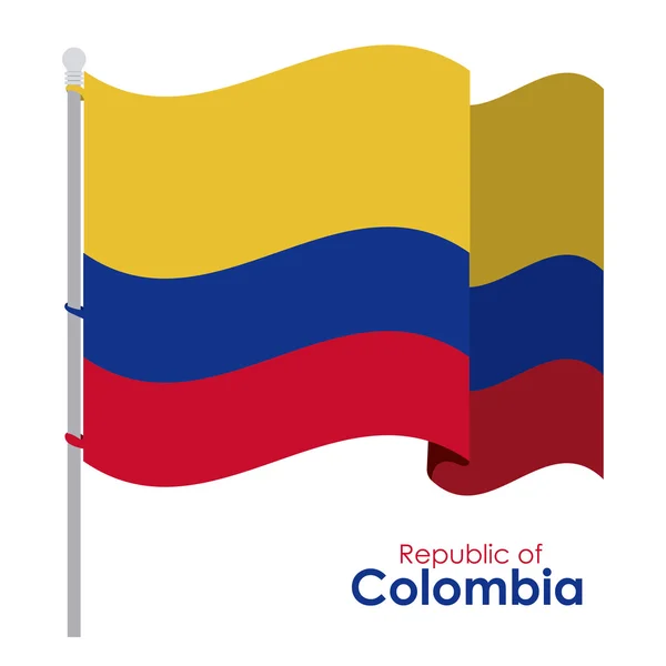 Colombia diseño — Archivo Imágenes Vectoriales