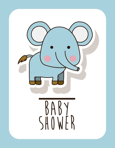 Baby shower design — Stock Vector