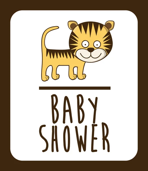 Babydusche — Stockvektor