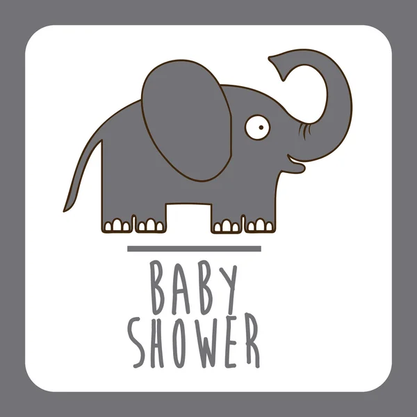 Babydusche — Stockvektor