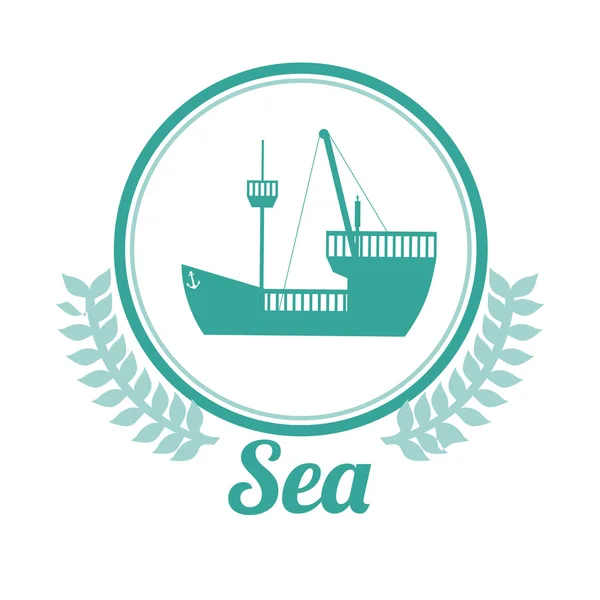 Design del mare — Vettoriale Stock