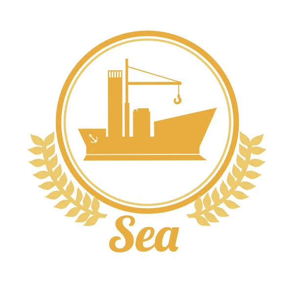 Sea design — Stock Vector