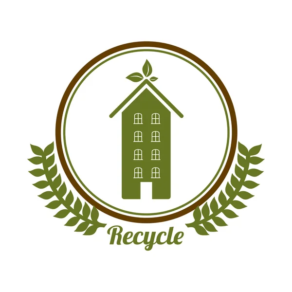 Recycling-Design — Stockvektor