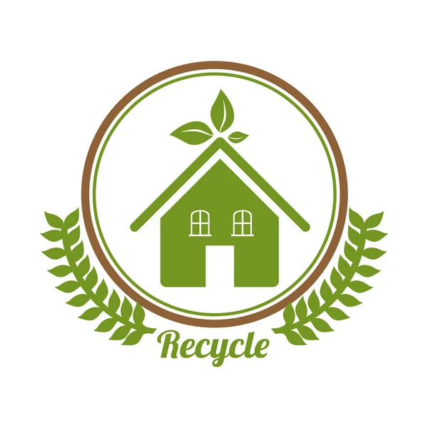 Recycling-Design — Stockvektor