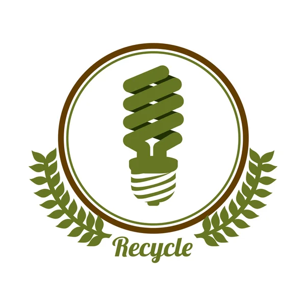 Recycle ontwerp — Stockvector