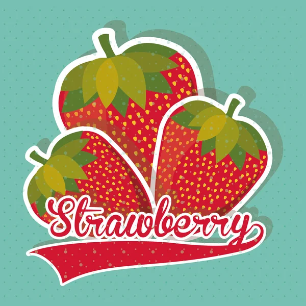 Diseño de frutas — Vector de stock