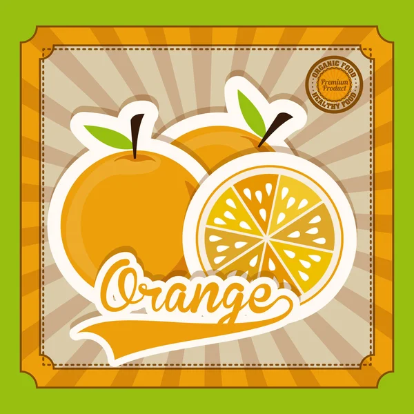 Diseño de frutas — Vector de stock