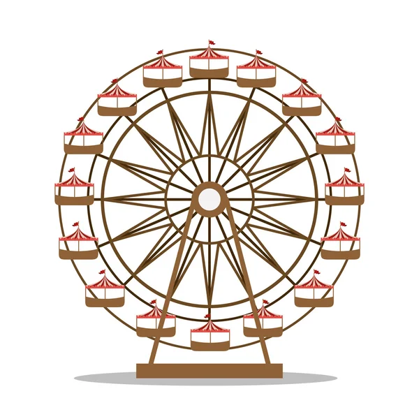 Vidámpark-design — Stock Vector