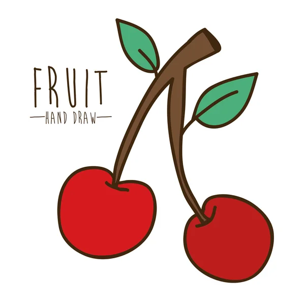 Design de frutas — Vetor de Stock