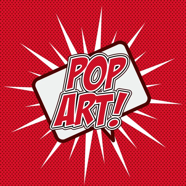 Design de arte pop — Vetor de Stock