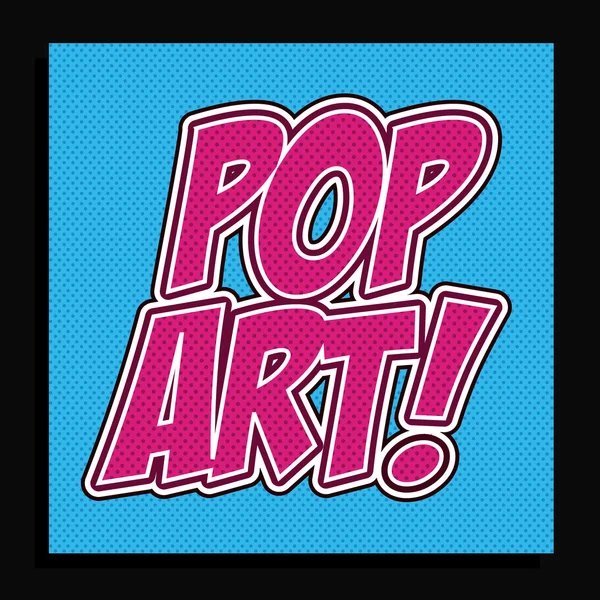 Diseño de arte pop — Vector de stock