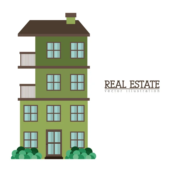 Real estate design — Stock Vector