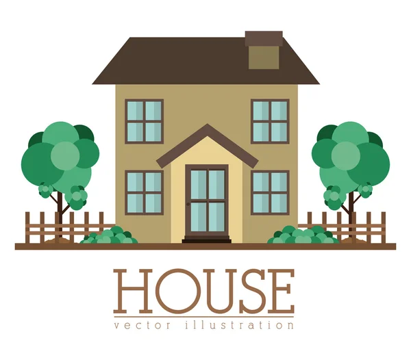 House design — Stock Vector