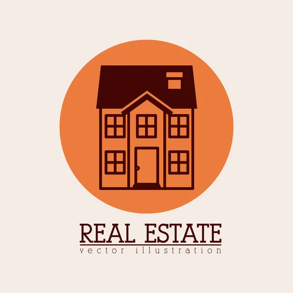 Real estate design — Stock Vector