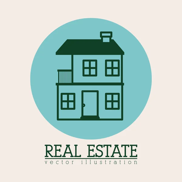 Real estate design — Stock Vector