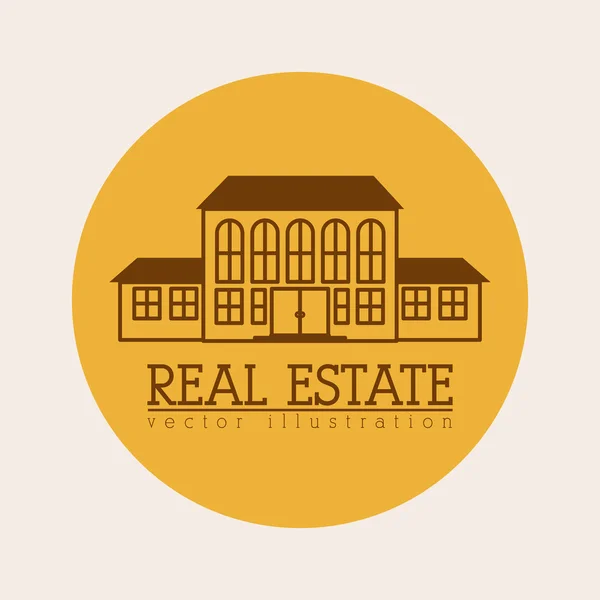 Real estate design — Stock Vector