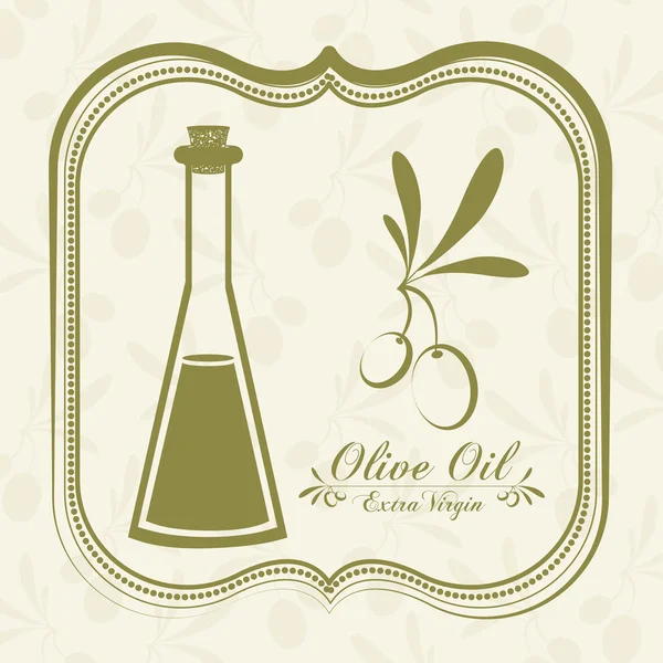 Progettazione olio d'oliva — Vettoriale Stock