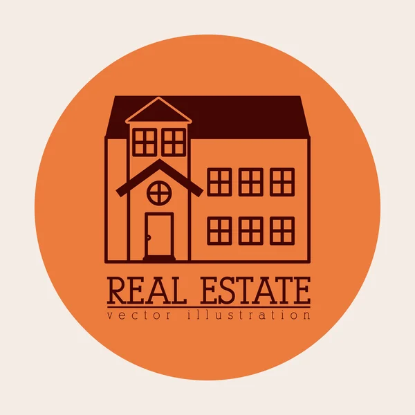 Real estate design — Stock Vector