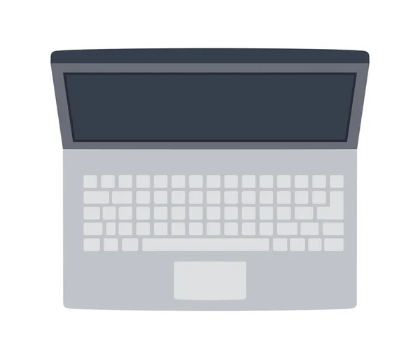 Ikon laptop cantik - Stok Vektor