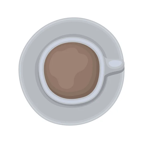 Tasse de café blanc — Image vectorielle