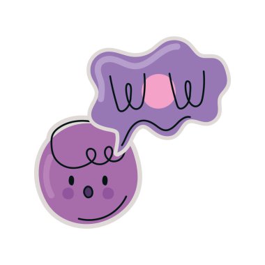 Wow etiket illüstrasyonu