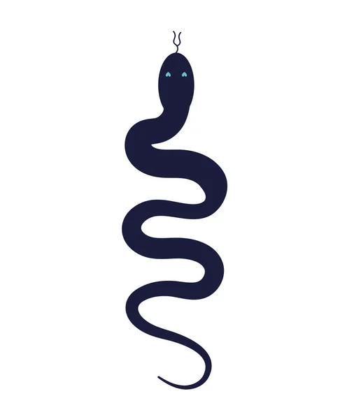 Nice magic snake — Stock Vector