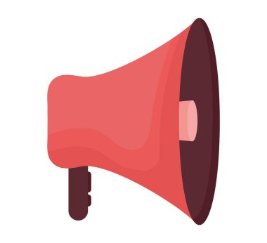kırmızı megafon tasarımı