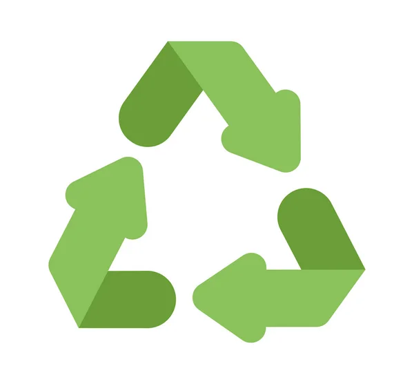 Fresco símbolo de reciclaje — Vector de stock