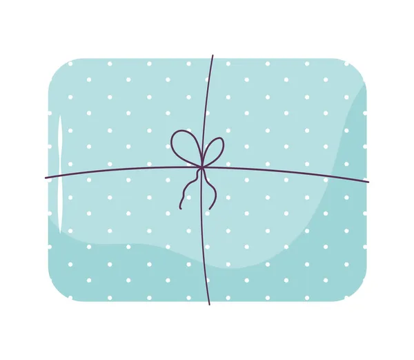 Blaues Geschenkdesign — Stockvektor